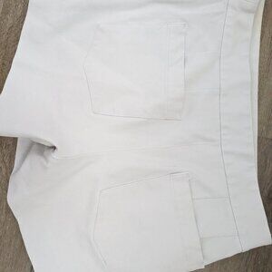 Spanx pull on opaque denim shorts